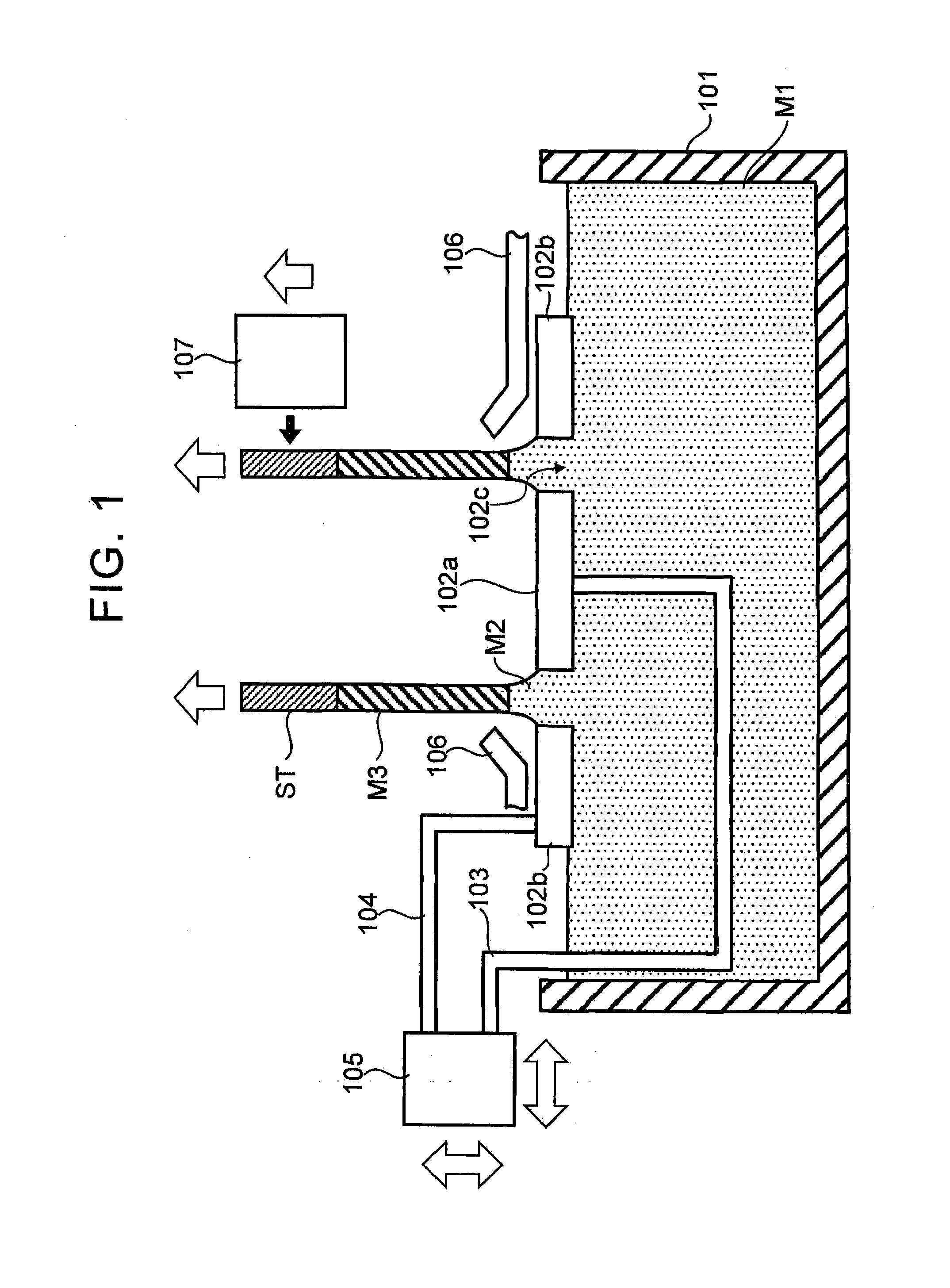 Up-drawing continuous casting apparatus and up-drawing continuous casting method