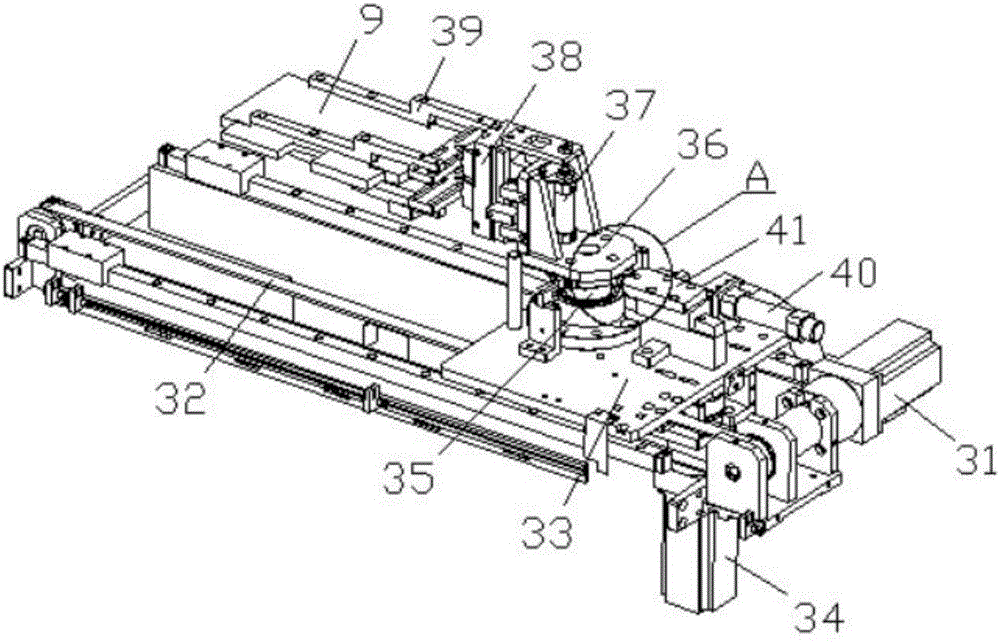 Tape sticking and edge covering machine for lithium battery