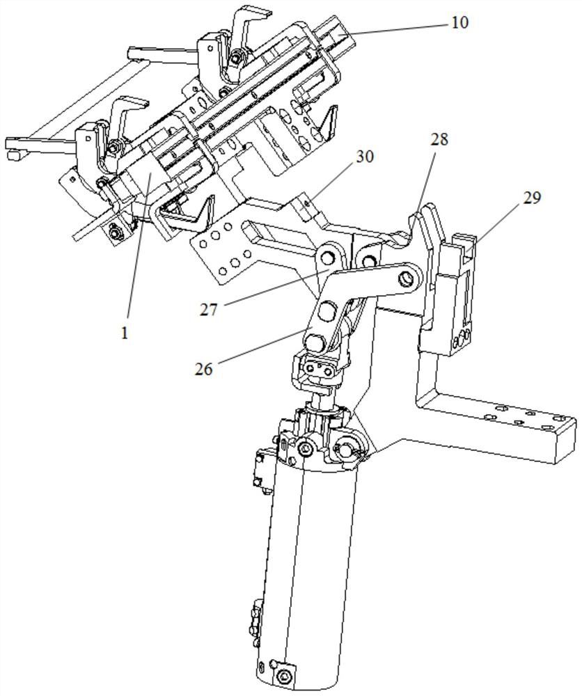 Seal strip mounting device