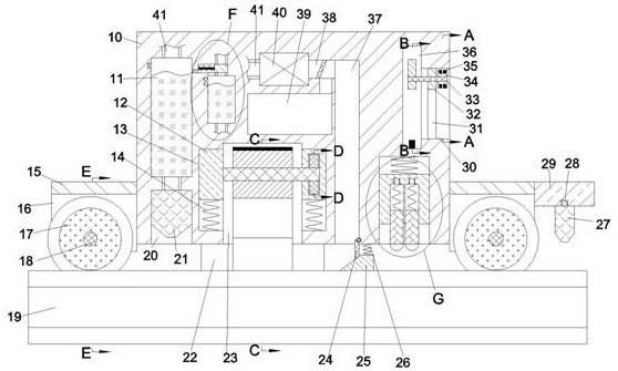 Subway rail maintenance detection device based on intelligent analyzer