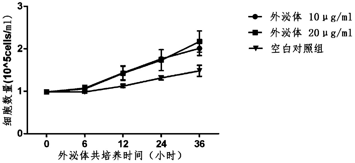 A method for promoting the proliferation of human bone marrow mesenchymal stem cells based on exosomes