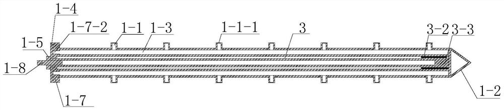 Positioning grouting anchor rod suitable for engineering seepage failure prevention and control and construction method thereof