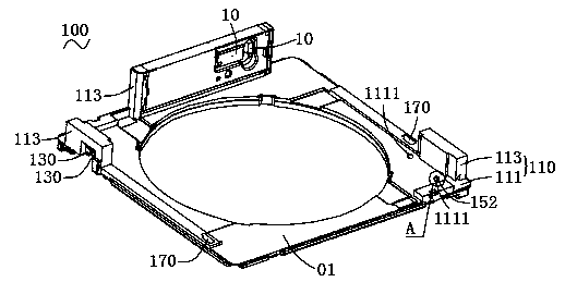 Camera module motor carrier, detection device and method thereof, and motor