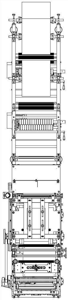 Paired film glove production line