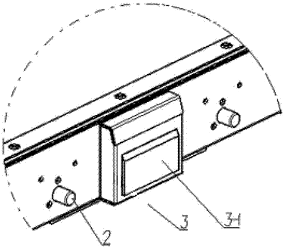 Locking mechanism of rechargeable battery box for electric passenger vehicle