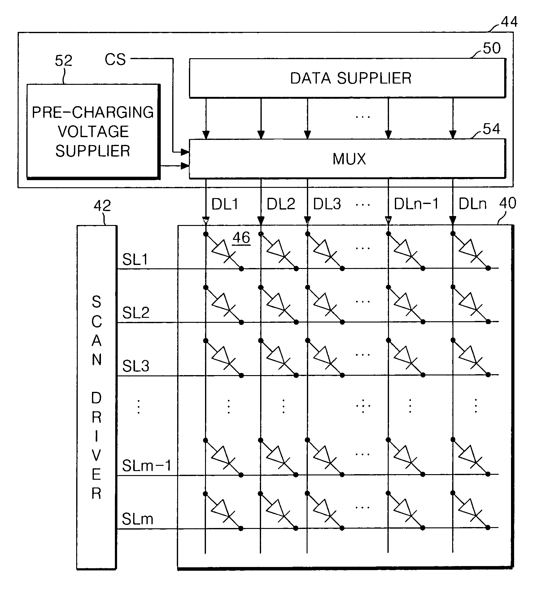 Electro-luminescence display panel and driving method thereof