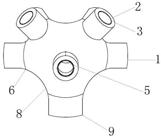 Novel fabricated cast steel joint of grid structure