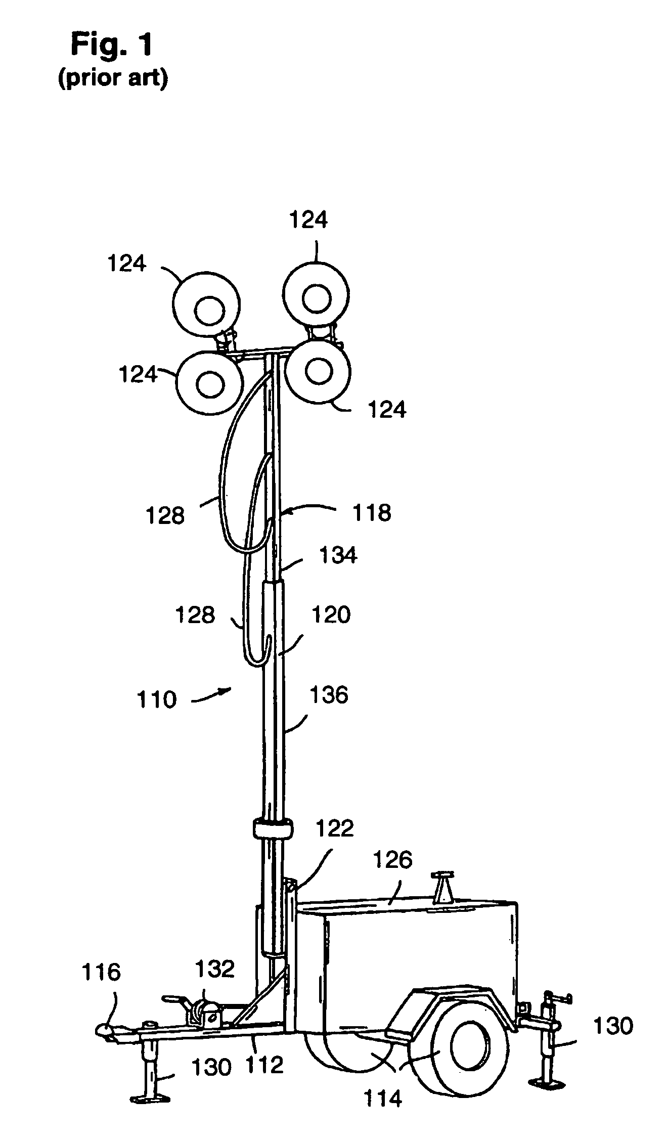 High-intensity discharge lighting system and alternator power supply