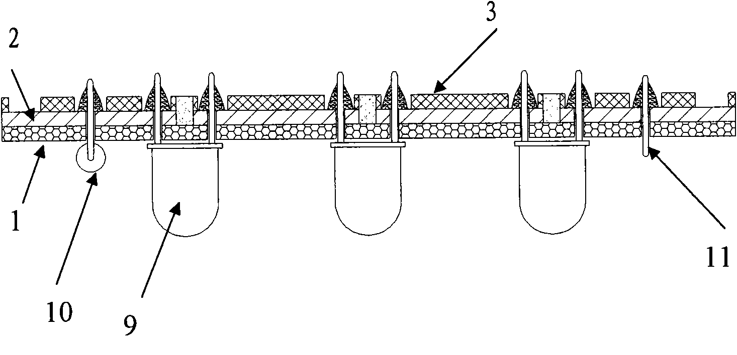 Method for making single-sided circuit board with flat wires arranged side by side