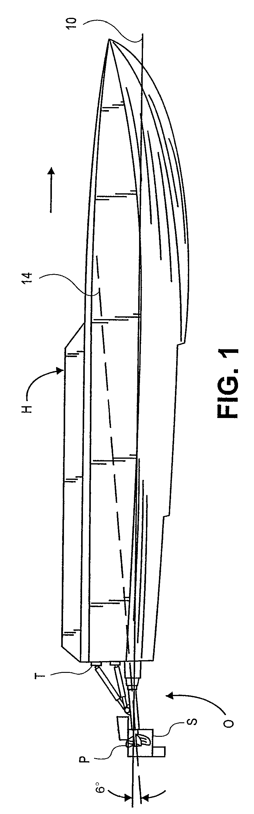 Shroud enclosed inverted surface piercing propeller outdrive