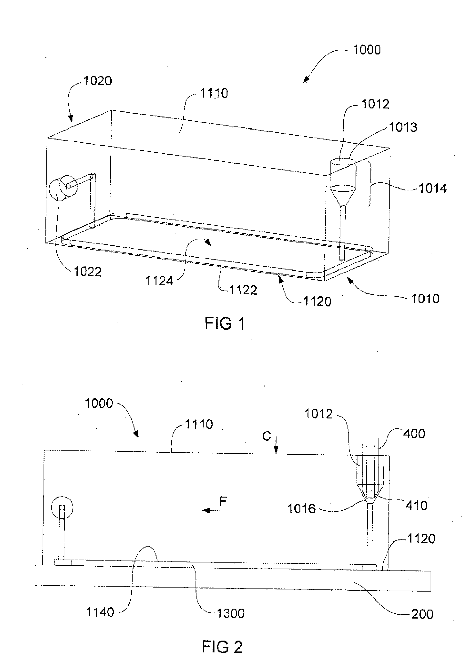 Cover member, method and treatment module for treating a biological sample on a substrate