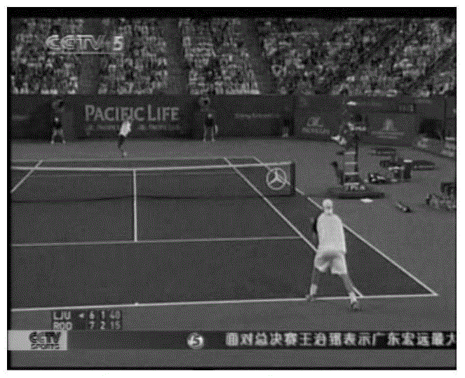 An automatic detection method of moving target position based on video images of stadium games