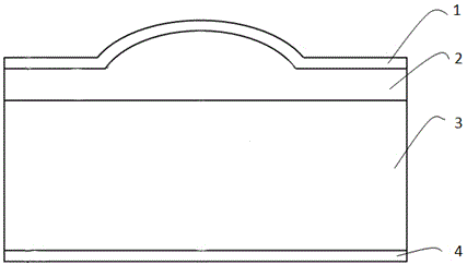 Silica microlens and its manufacturing method