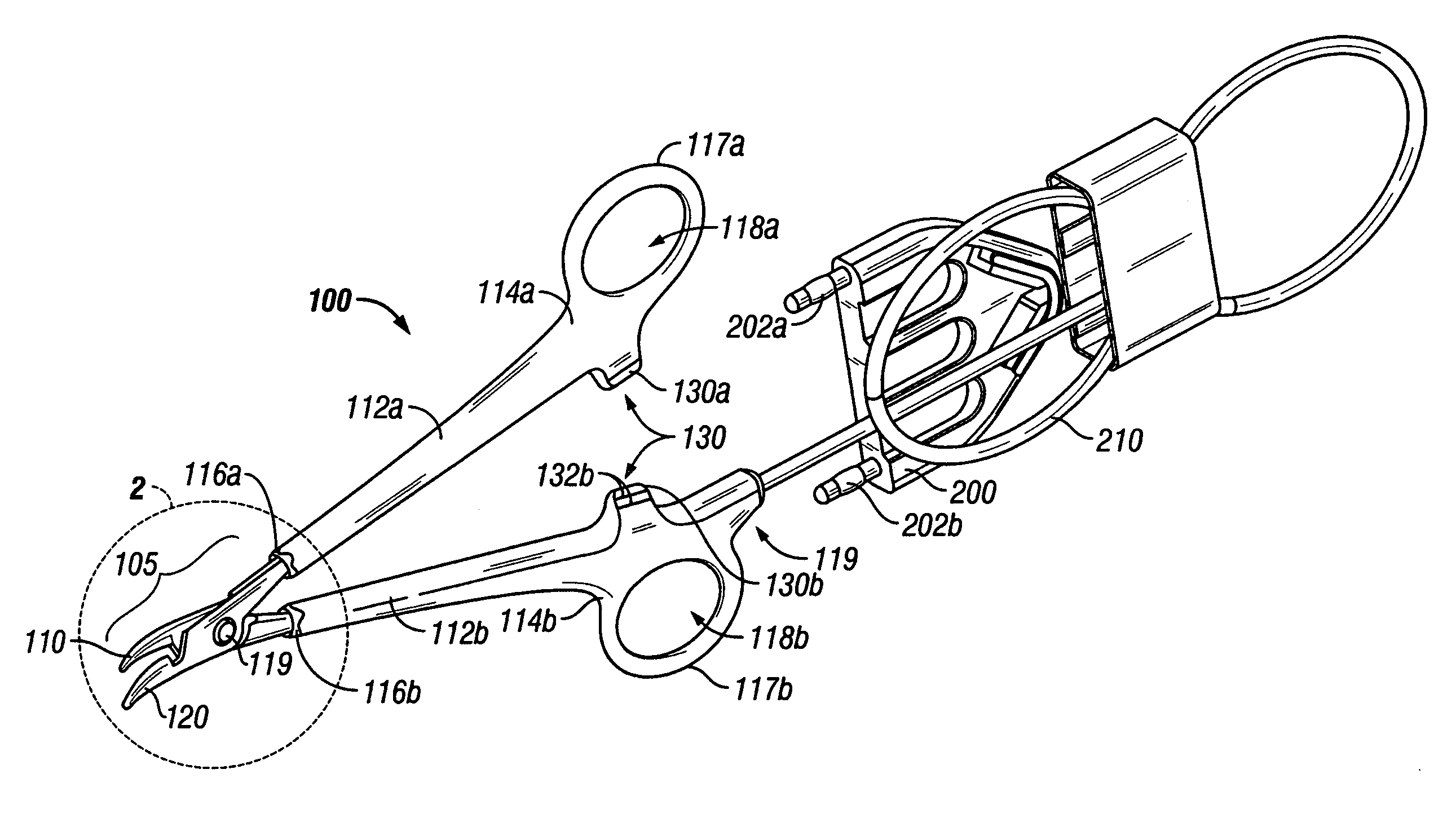 Vessel sealing instrument with electrical cutting mechanism