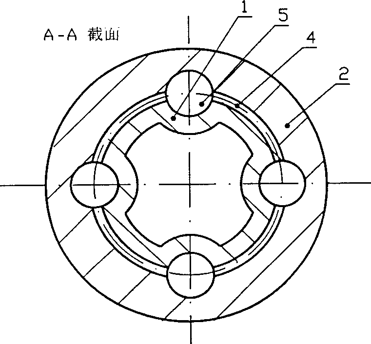 Engine with rolling screw