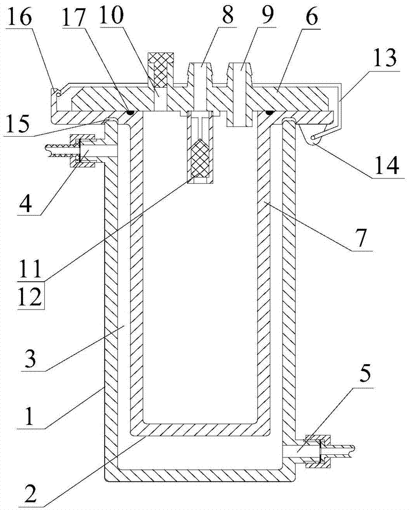 Low-temperature granular fat collecting device for fat transplantation