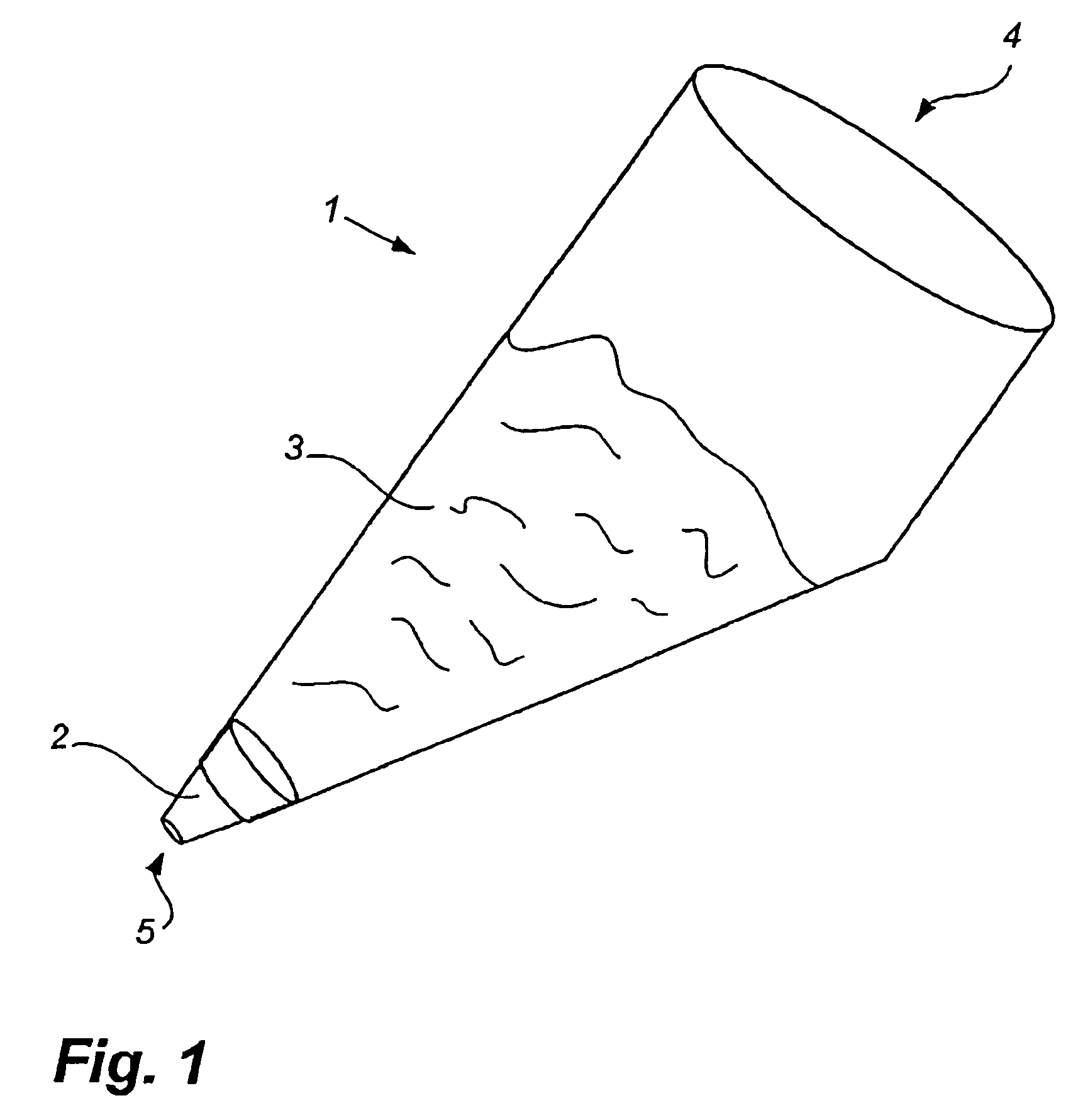 Piping bag, blank for manufacturing a piping bag and method of manufacturing a piping bag