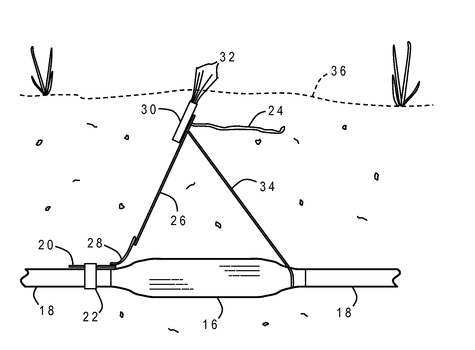 Pop-up cable electronic marker