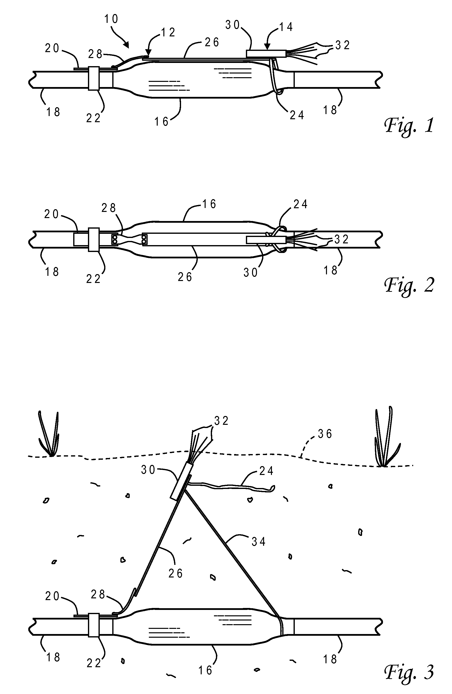 Pop-up cable electronic marker