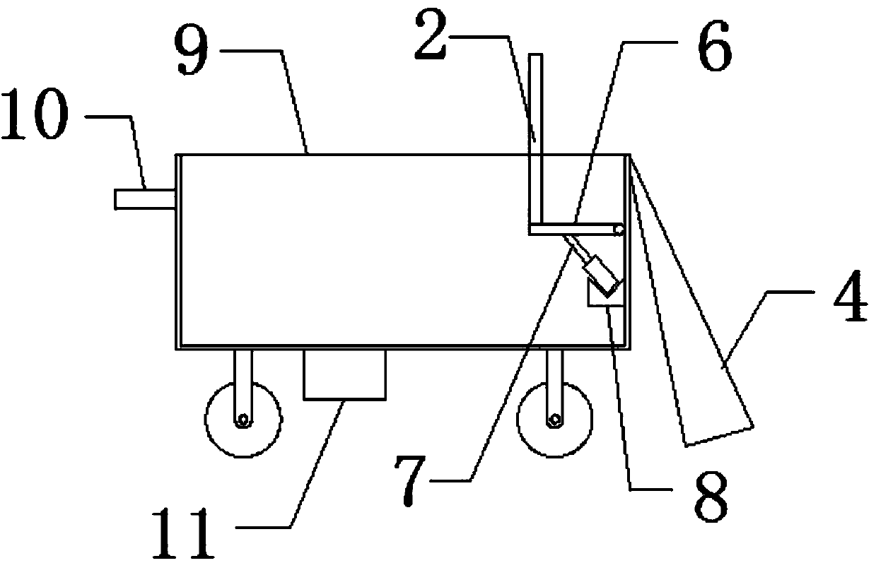 Waste copper pipe collecting device