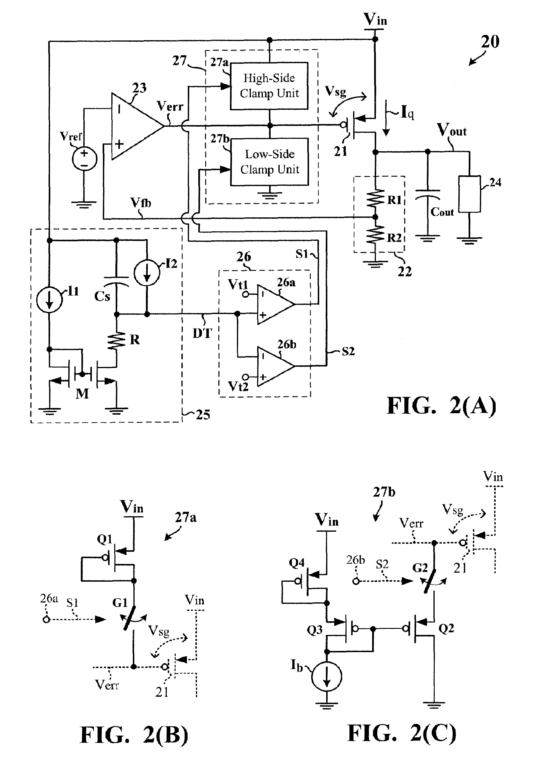 Linear voltage regulator with improved responses to source transients