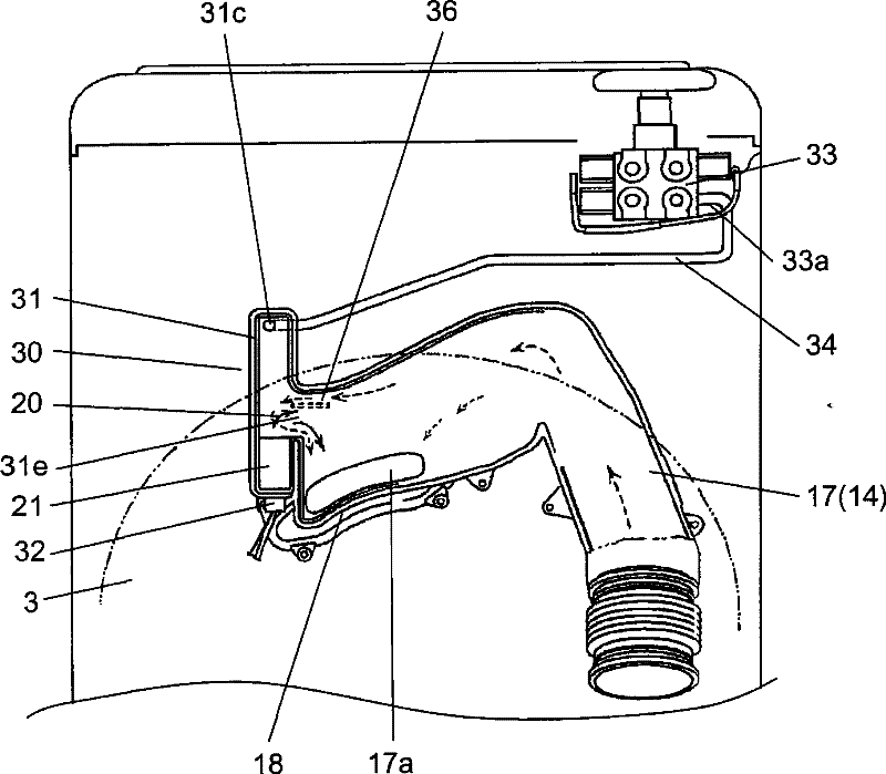 Rolling washing dryer