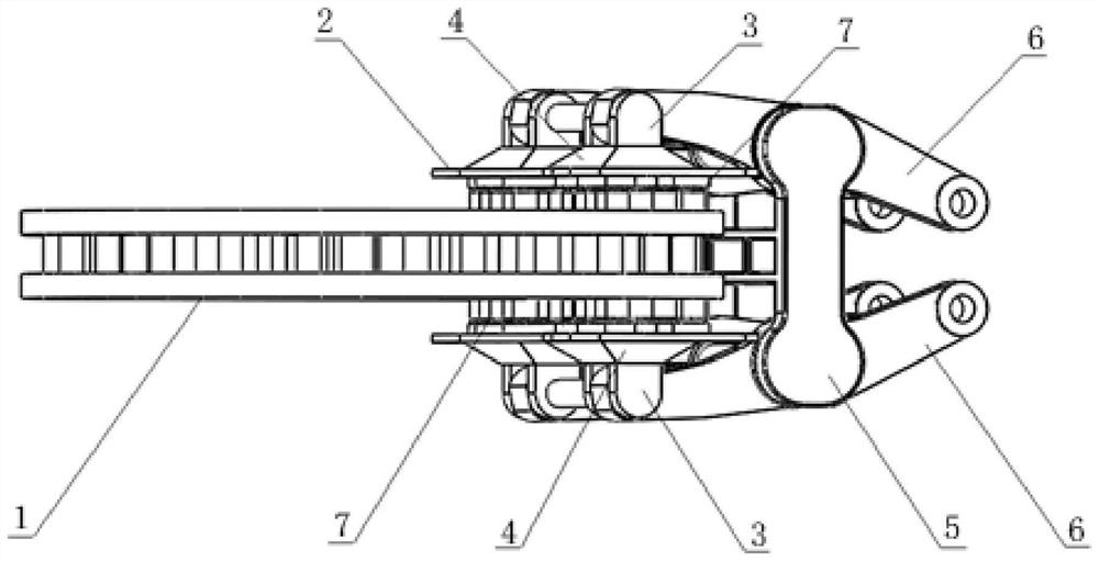 A high-speed train brake pad with optimized friction particle combination and installation method