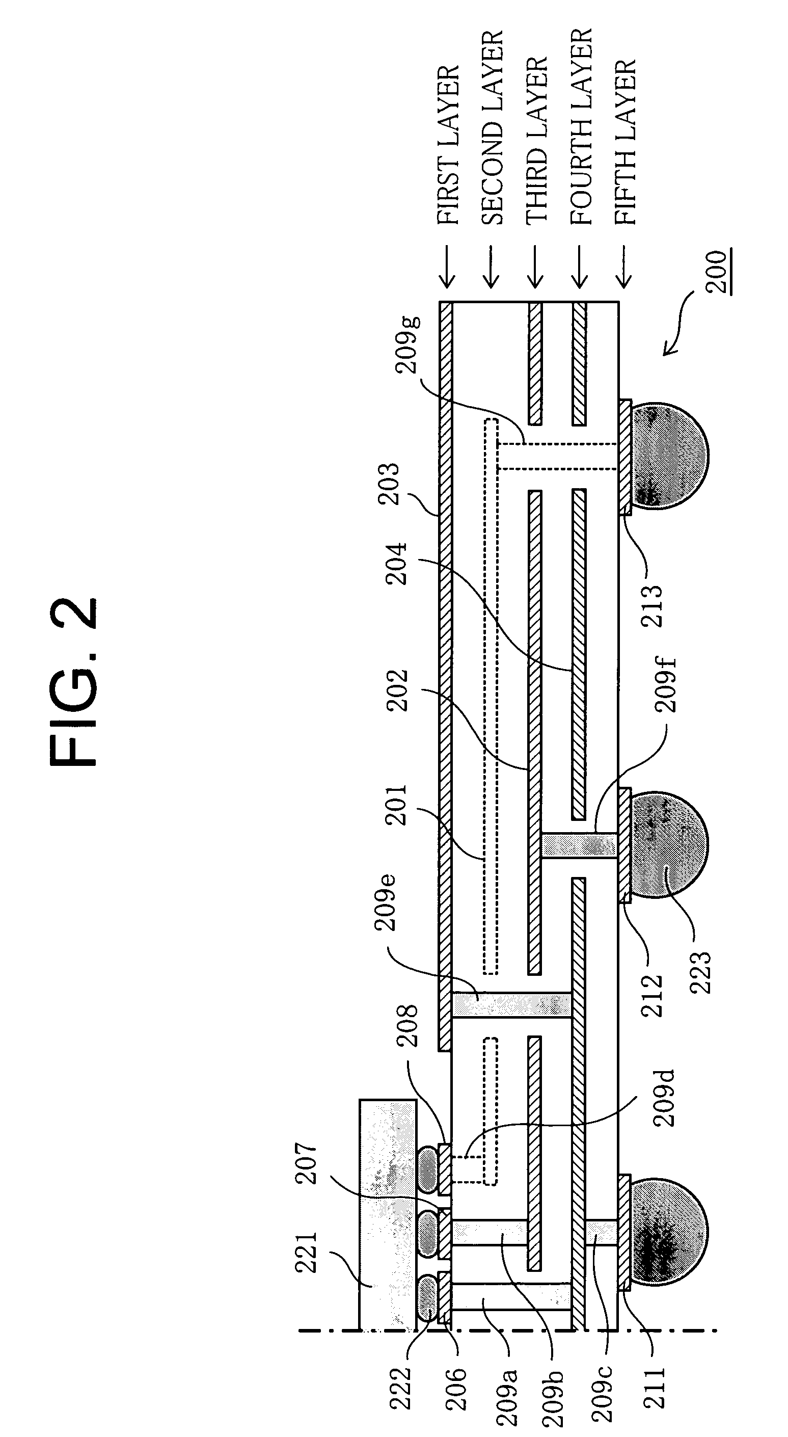 Wiring board having connecting wiring between electrode plane and connecting pad