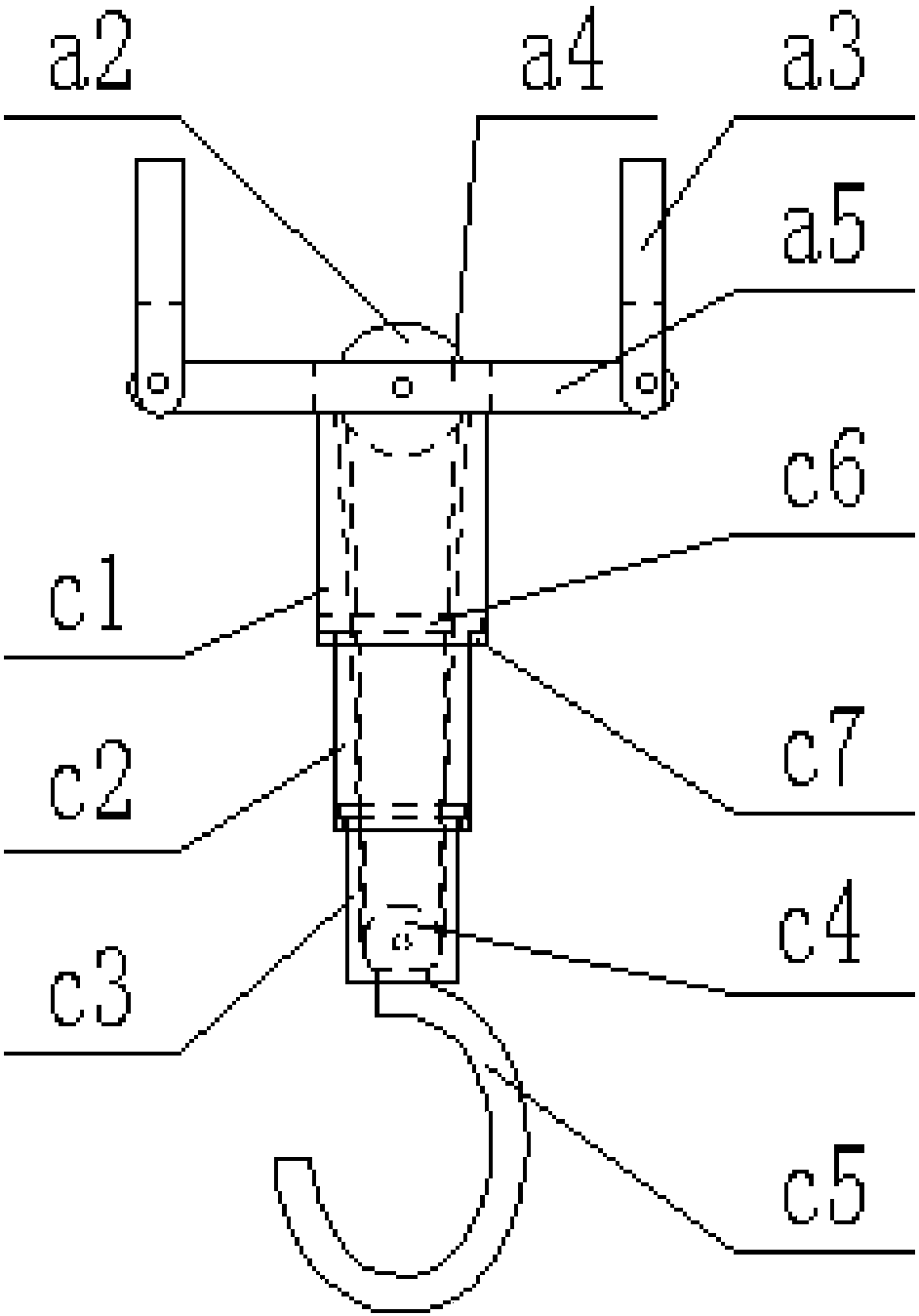 Frame assembly hoisting mechanism