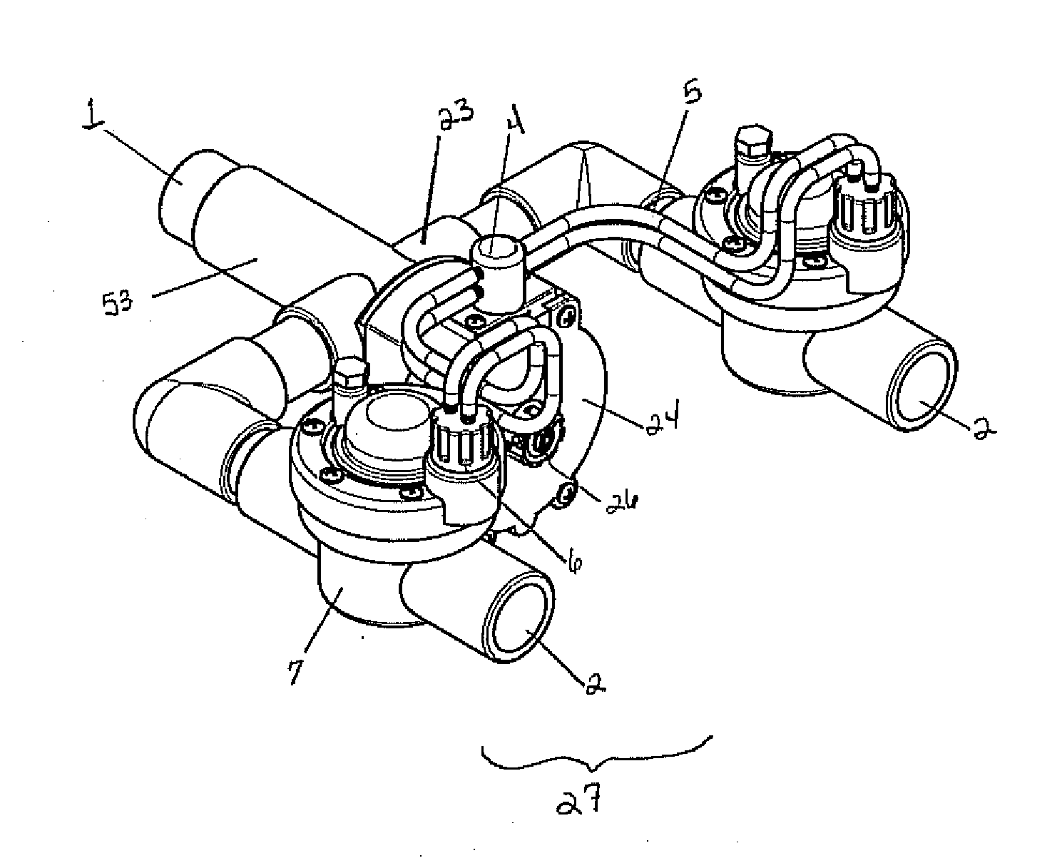 Fluid activated flow control system