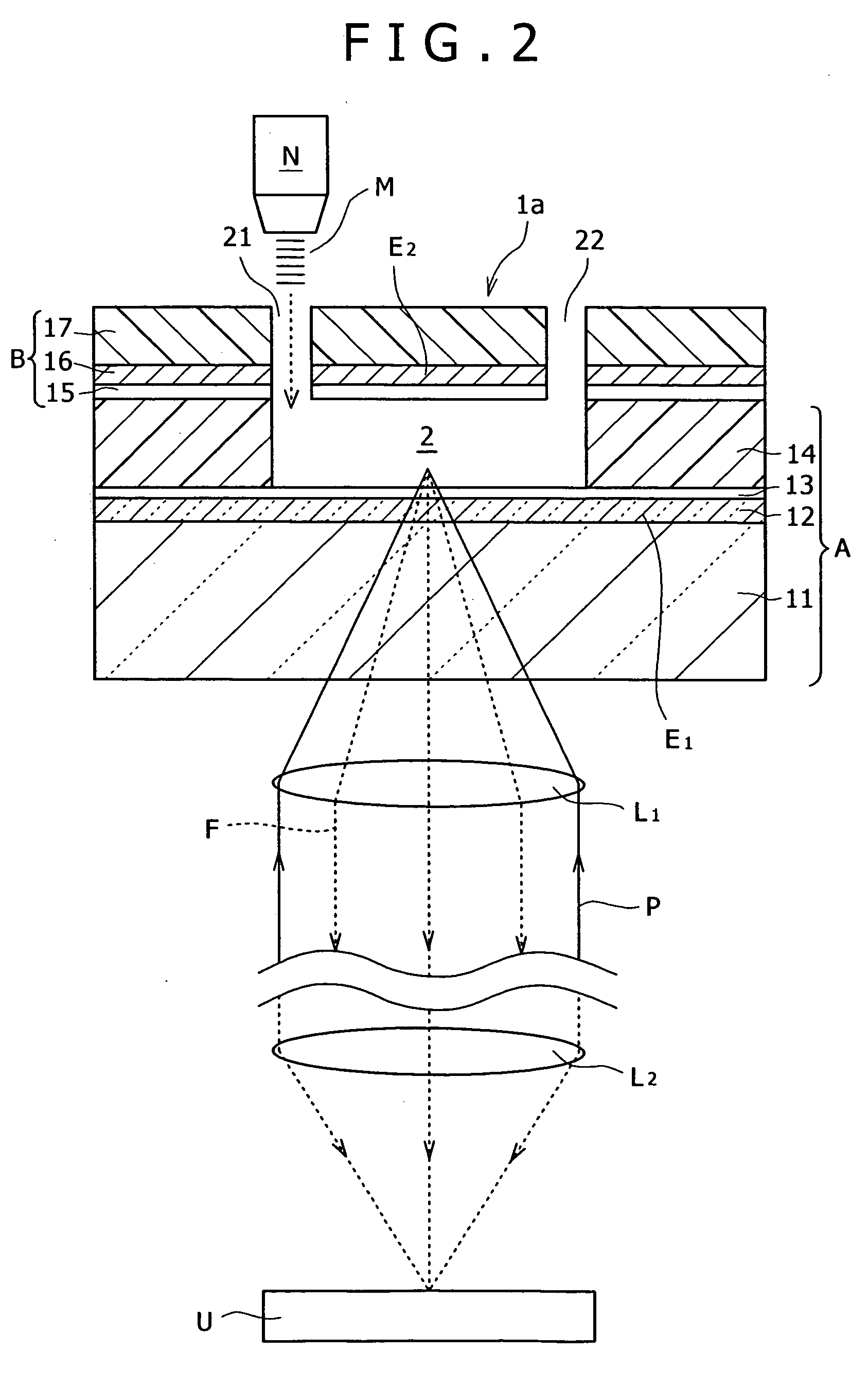 Hybridization detecting unit including an electrode having depression parts and DNA chip including the detecting unit