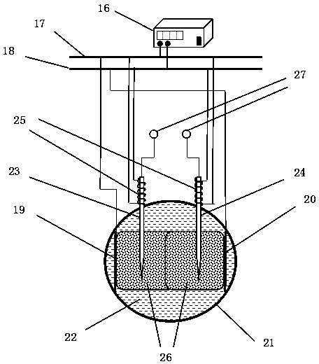Method and apparatus for detecting membrane damage based on electrochemistry and magnetic bead technology