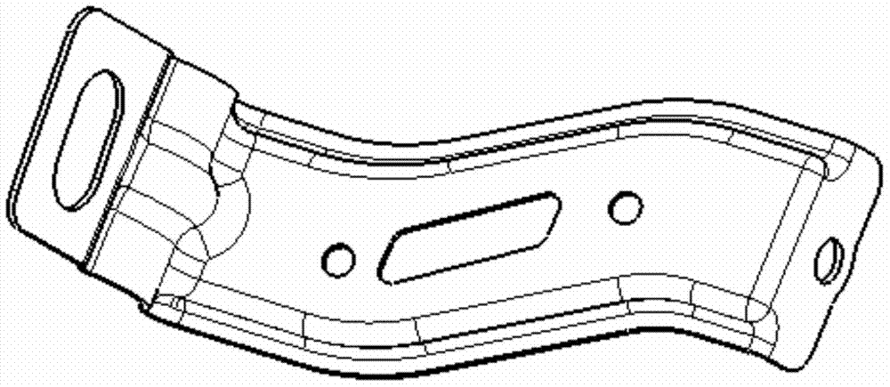 Upper support frame of automobile dashboard crossbeam