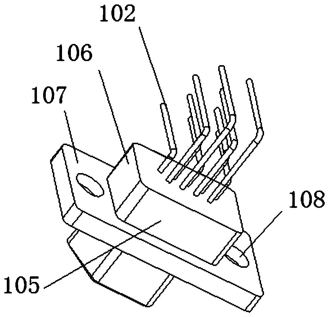 Spacecraft device and installation method of bend-inserted printed board connector