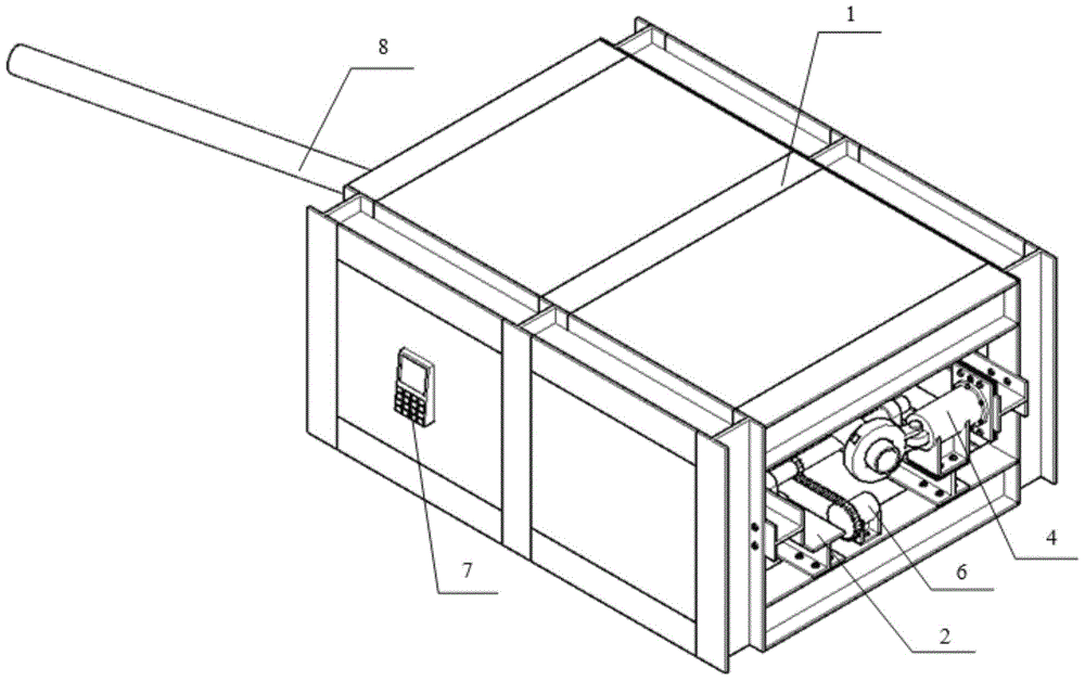 Horizontal NC cold bending machine for large size components and its NC cold bending method