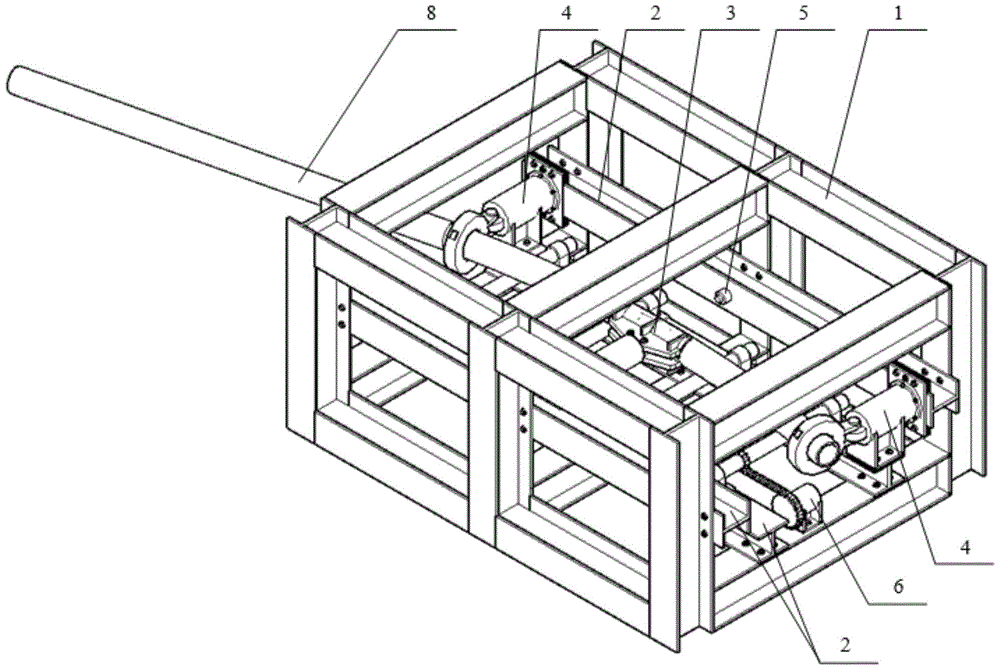 Horizontal NC cold bending machine for large size components and its NC cold bending method