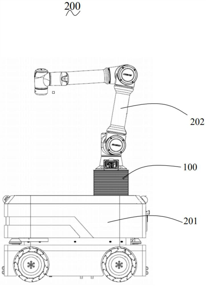 Ascending and descending mechanism and self-ascending and descending composite robot