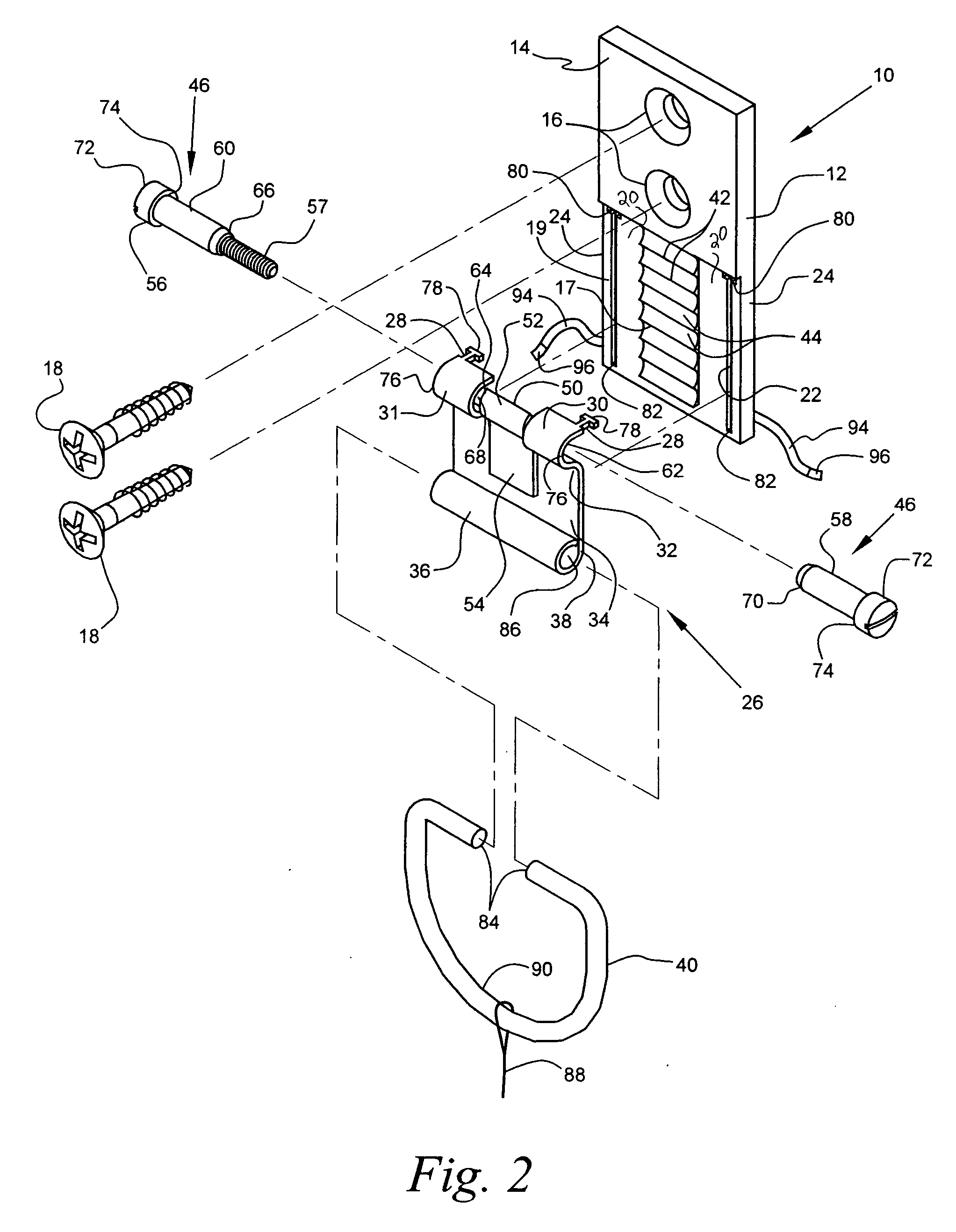 Device for supporting and vertically adjusting the position of an object upon a support structure
