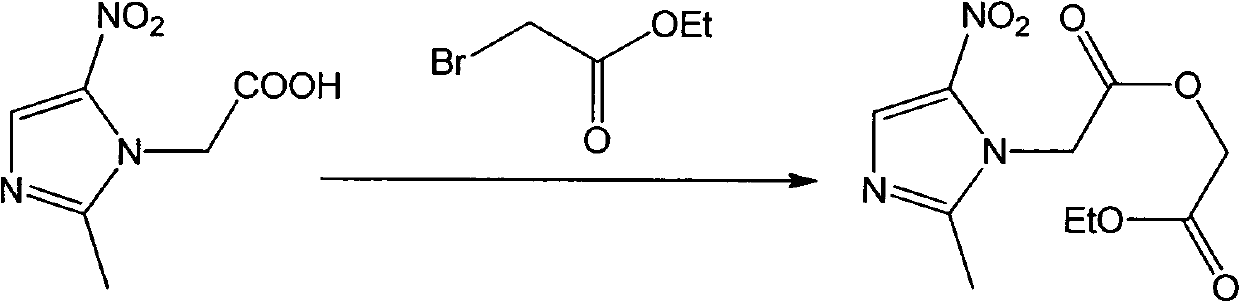 A kind of furanone aniline derivative prepared by metronidazole and its preparation method and application in antibacterial drugs