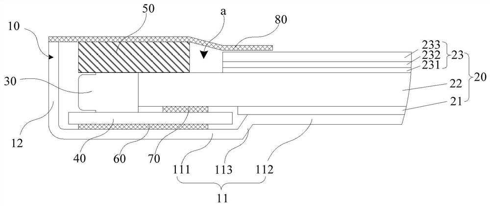 Electronic device and its display component, backlight module