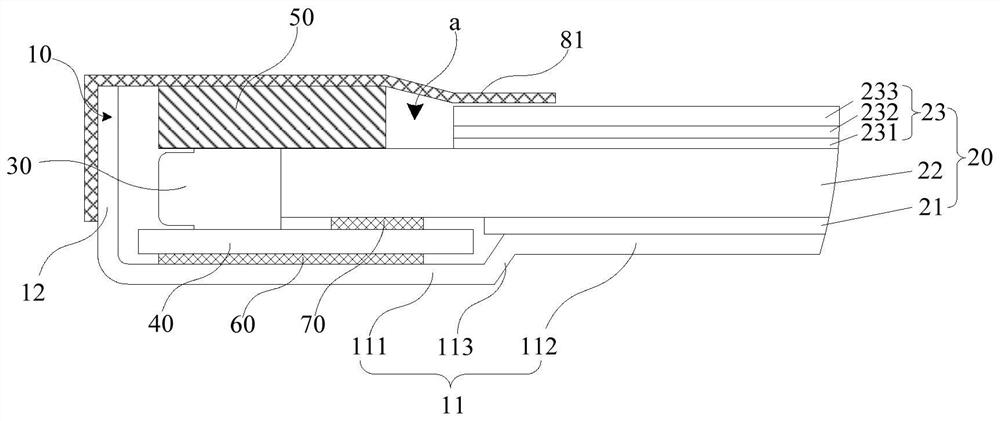 Electronic device and its display component, backlight module