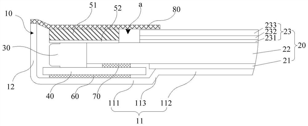 Electronic device and its display component, backlight module