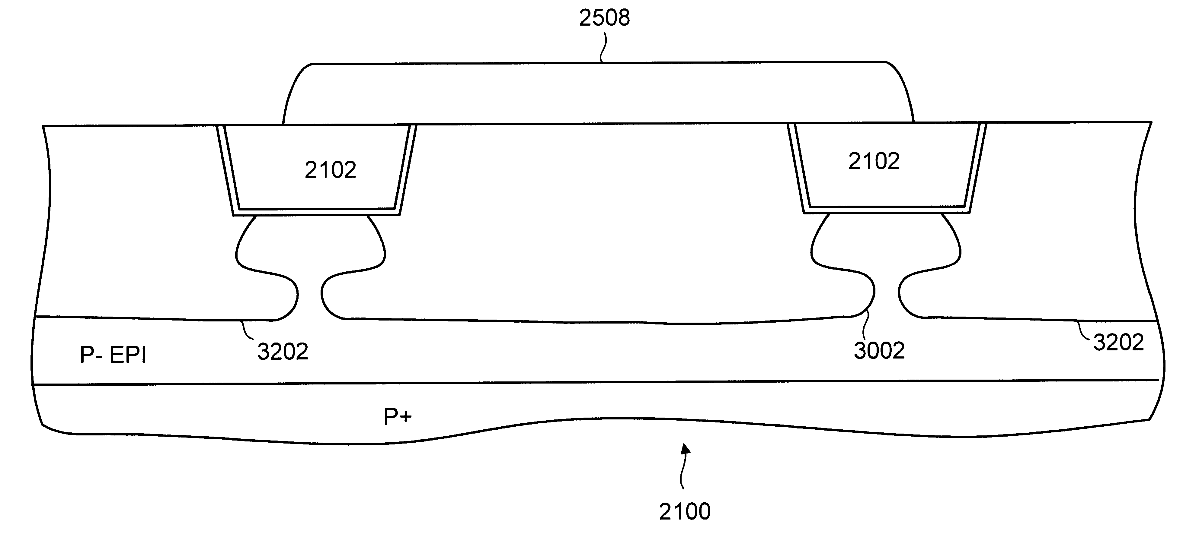 Method and structure to reduce latch-up using edge implants