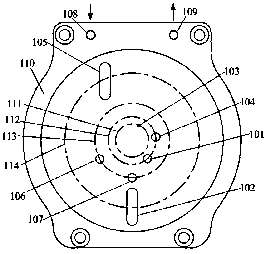Pneumatic control valve for anesthetic evaporator and anesthetic evaporator control method implemented by pneumatic control valve