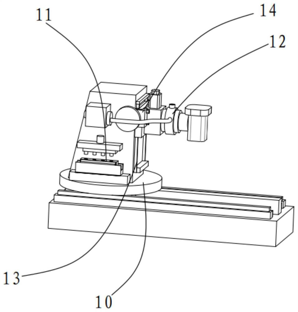 Cutterhead rotary mechanism of numerical control horizontal gear hobbing machine