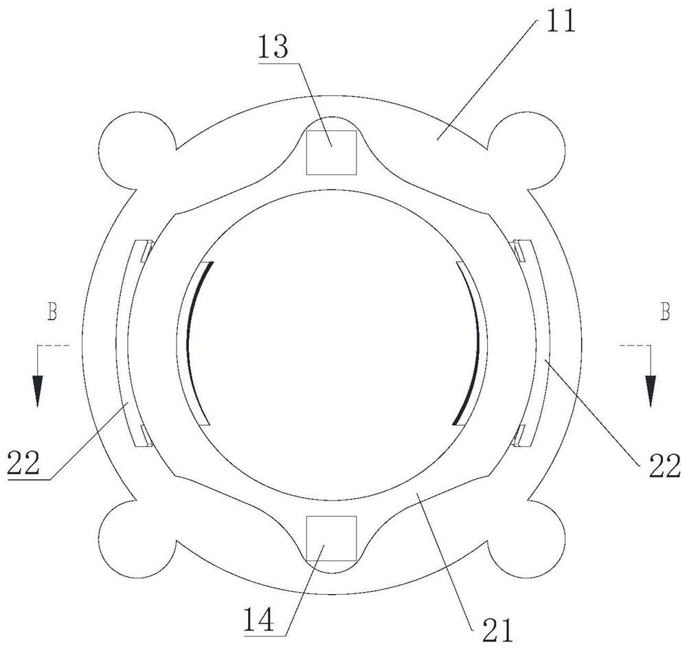 Locking tool for tire dynamic balance test and tire dynamic balance test system