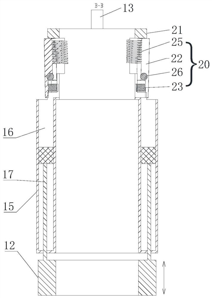 Locking tool for tire dynamic balance test and tire dynamic balance test system