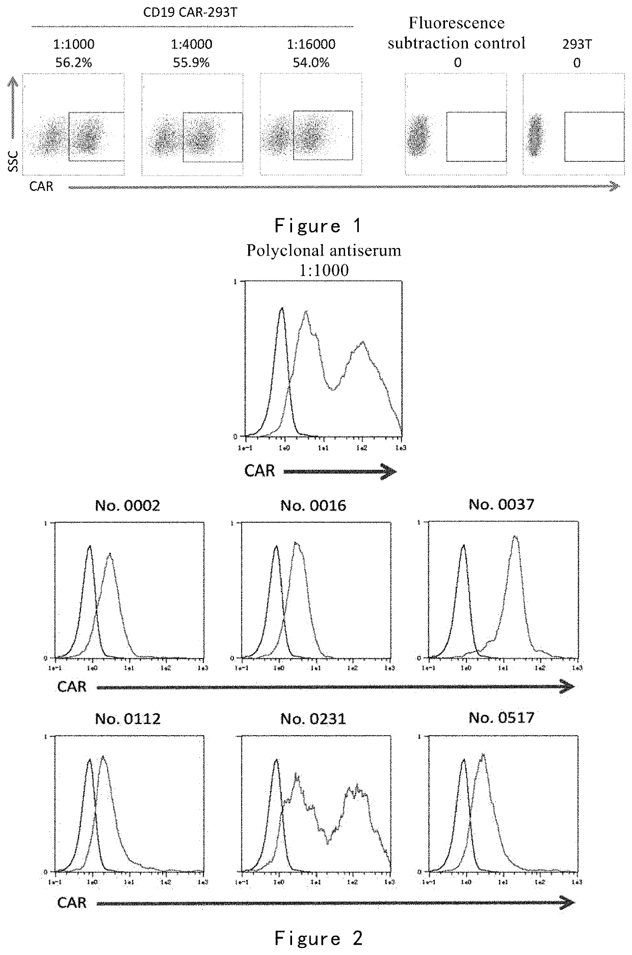 Monoclonal antibody against cd19 antibody and application thereof