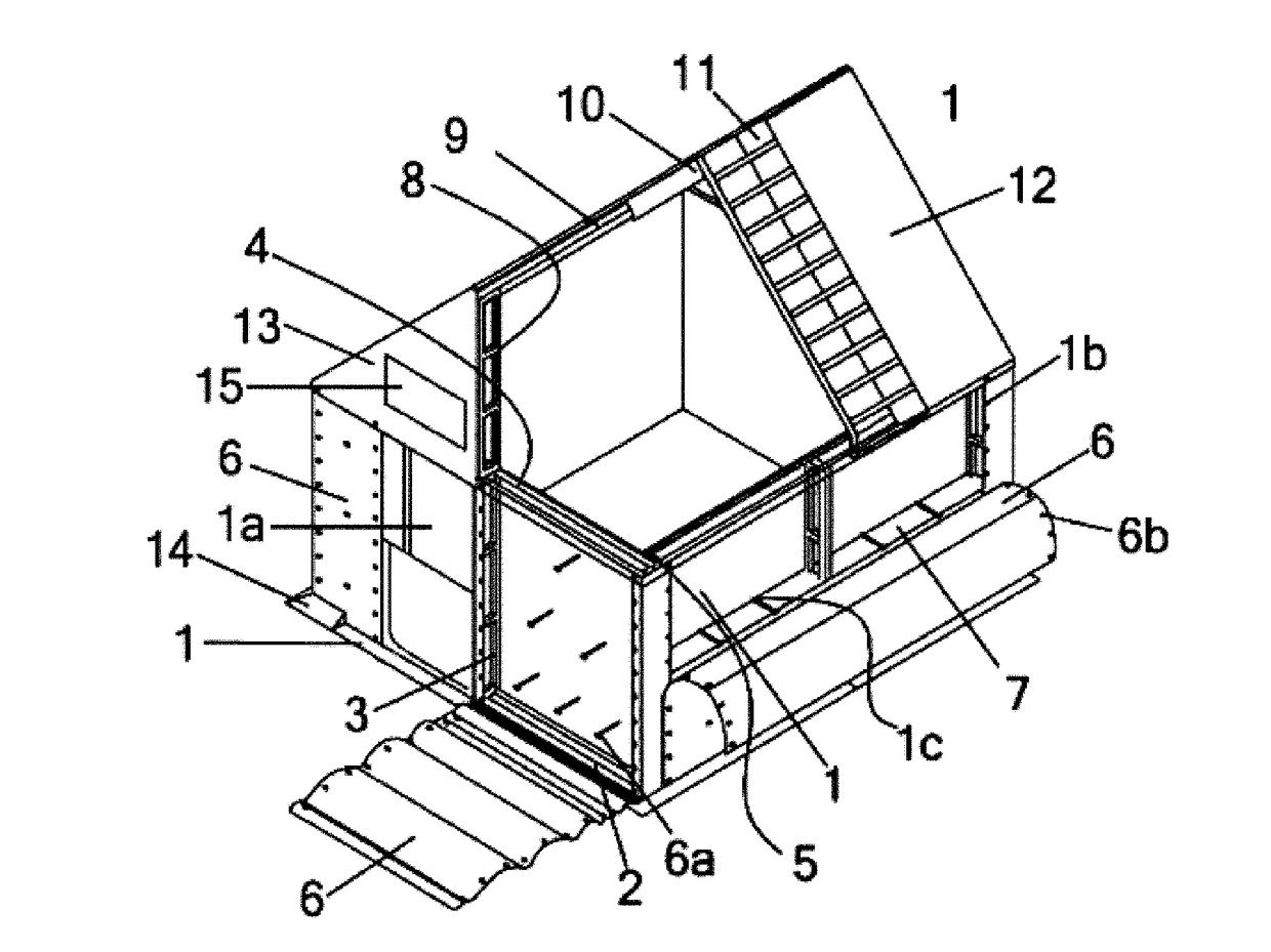 Structural tent and assembly method