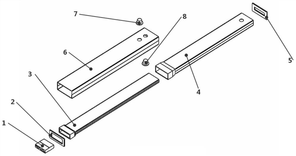 Special-shaped copper strip up-drawing continuous casting crystallizer and special-shaped copper strip production equipment